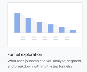 Funnel report or funnel explorations in GA4