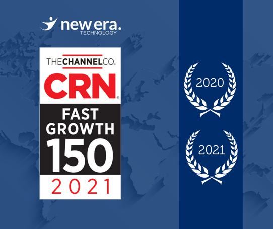 New Era Technology Places #71 on the 2021 CRN® Fast Growth 150 List