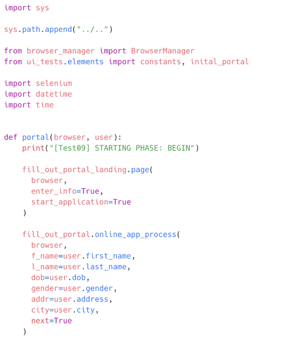 This code example shows an API test written in JavaScript on the Postman application. The data set was read randomly from various collection variables thanks to the switch statement. This test could be run by the Collection Runner in Postman or on a command line interface through Newman. Regardless the data would come from a CSV file.