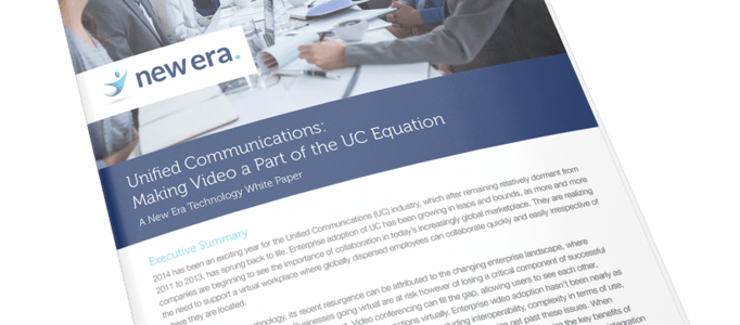 Making Video Part Of The Unified Communications Equation